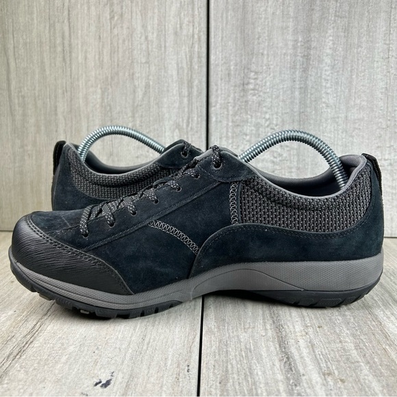 Dansko Paisley Black Leather Waterproof Lace Up Sneaker Women’s Size 11 EUR 41 - Picture 4 of 10